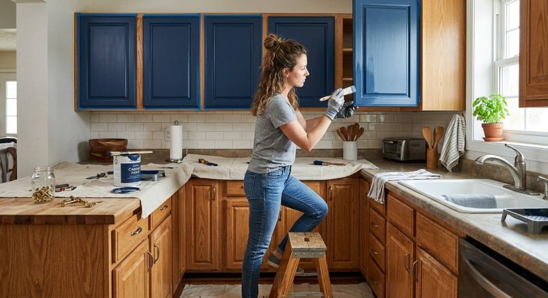 Cabinet Restyling in Lafayette, IN