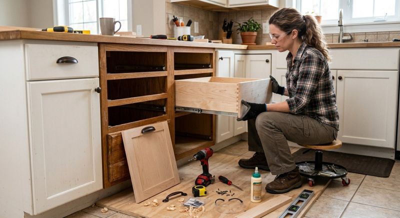 Cabinet Drawer Remodeling in Terre Haute, IN