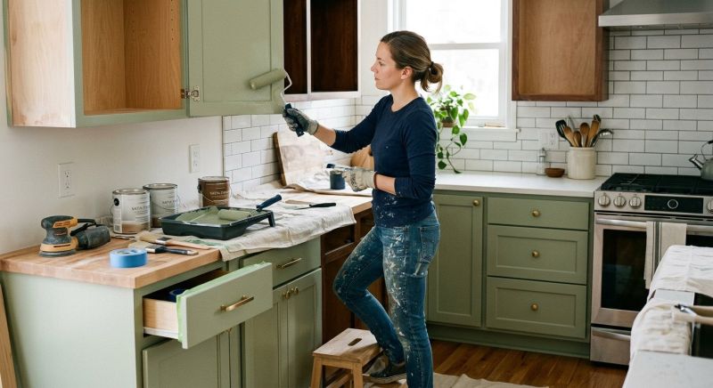 Oak Cabinet Remodeling in Muncie, IN