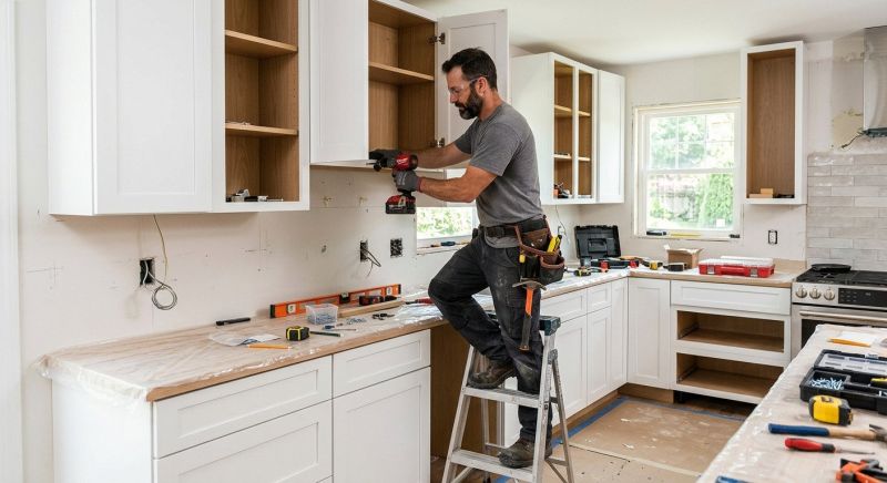 Vanity Cabinet Installation in Muncie, IN