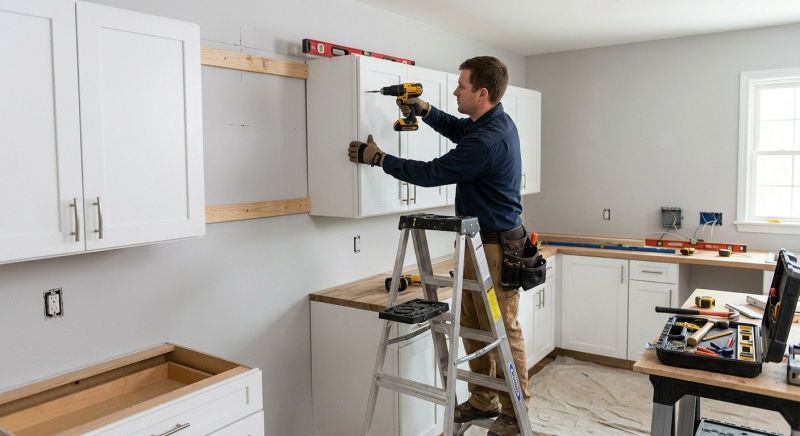 Wood Cabinet Installation in Muncie, IN