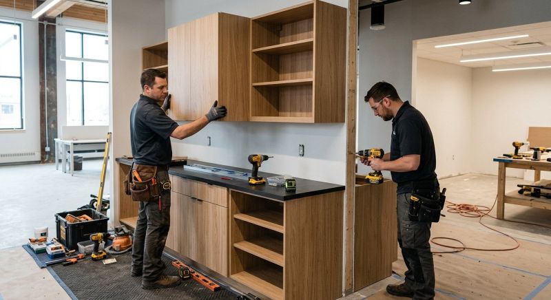 Wood Cabinet Installation in Muncie, IN